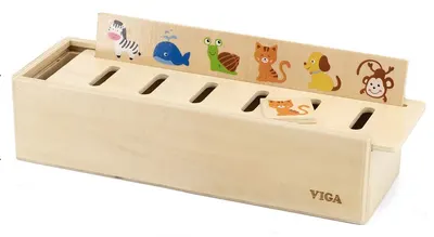 Joc educațional Viga - Sortează după semn