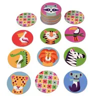 Joc de memorie Rex London – Creaturi colorate, 12 perechi