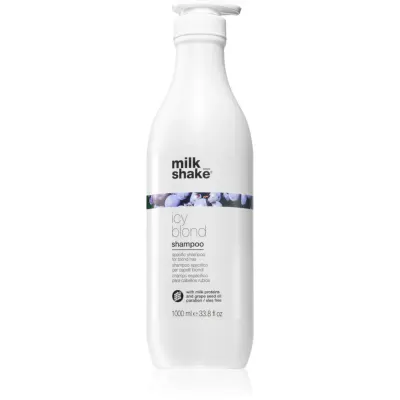 milk_shake® Icy Blond Shampoo șampon pentru neutralizarea tonurilor de galben pentru par blond 1000 ml