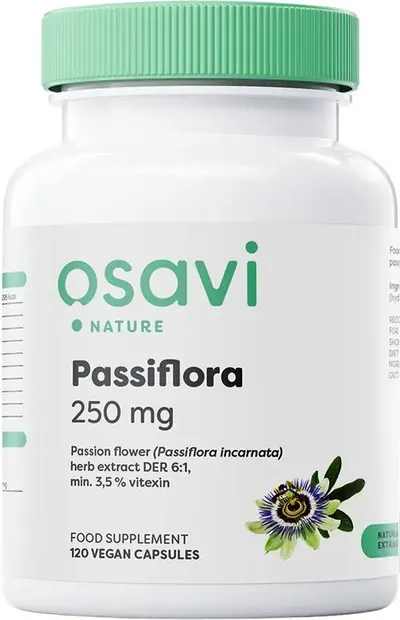 Passiflora, 250 mg, 120 capsule, Osavi