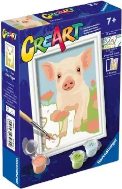 Pictura pe numere: Porcusor Dragut