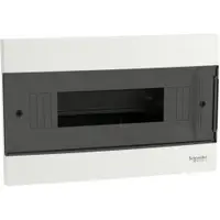 Tablou cu montaj incastrat, 1x12 Module, usa fumurie, cu 2 blocuri terminale Schneider EZ9EUA112