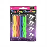 Set lumânări aniversare "Zig zag candles"