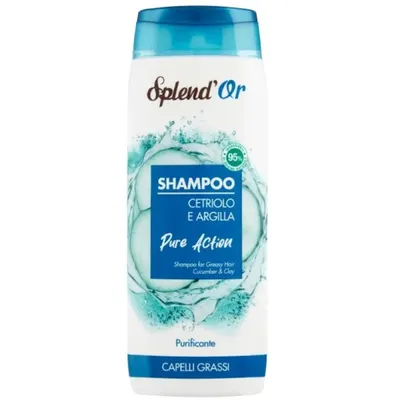 Sampon Purifiant Splend'Or, Castravete si Argila, 300 ml
