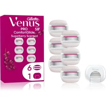 Gillette Venus PRO ComfortGlide Sugarberry rezerva Lama + capac de protecție