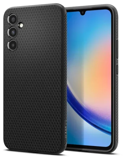 Husă Spigen - Liquid Air, Galaxy A34 5G, negru