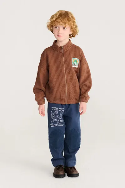 Bobo Choses pantaloni pentru copii din bumbac Mr. Footish