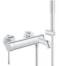 Set baterie cada Grohe Essence 25249001, 1/2 inch, diverter, set dus, 1 functie, Crom
