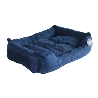 Culcuș căței culoarea bleumarin 61x45x12 cm