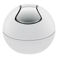 Coș de gunoi alb din plastic 1 l Bowl – Spirella