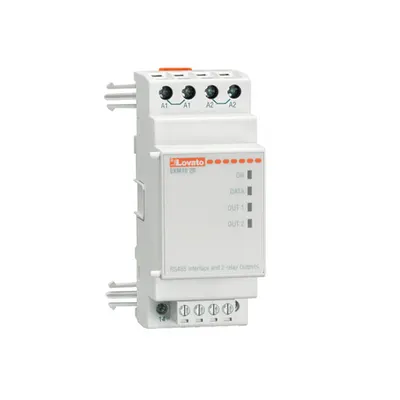 Expansion Module Exm Series For Modular Products, Opto-Isolated Rs485 Interface and 2 Relay Outputs, Rated 5a 250vac