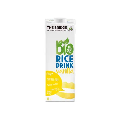 Bautura vegetala din orez cu vanilie Bio, 1000ml, The Bridge
