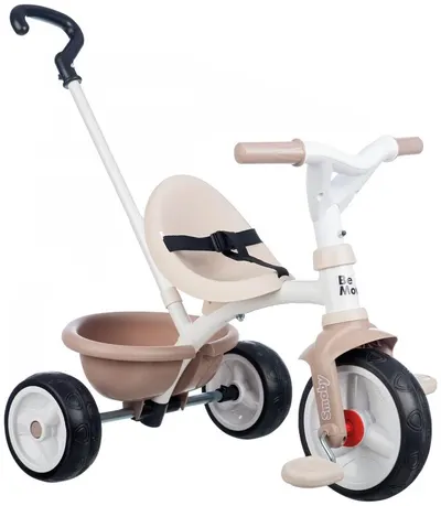 Tricicletă pentru copii 2 în 1 Smoby - Be Move, bej