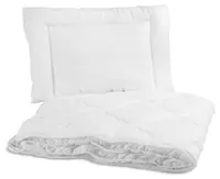 Set de lenjerie pentru copii Sensillo - Deluxe, alb, 120 x 90 cm