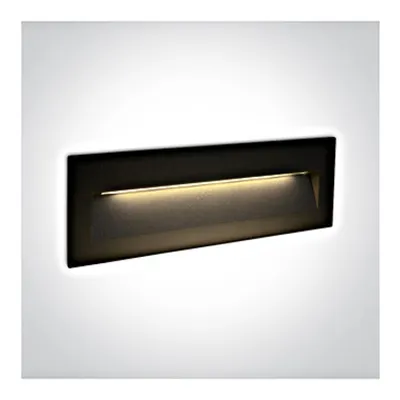 Moon S LED 6W, 550lm, 3000K, 100-240V, IP65, negru