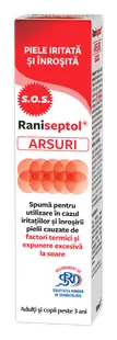 Raniseptol arsuri spuma S.O.S., 150ml, Zdrovit