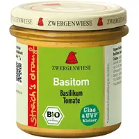 Crema Tartinabila Basitom cu Busuioc si Tomate fara Gluten Ecologica/Bio 135g