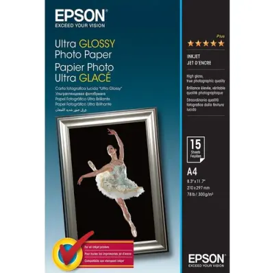 Hartie Foto Epson C13S041927, extra lucioasa, A4, 15 coli