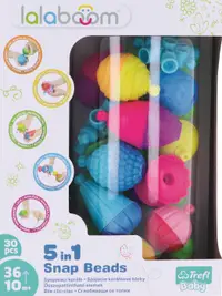 Joc de dezvoltare pentru bebe - Montessori Lalaboom 30 piese