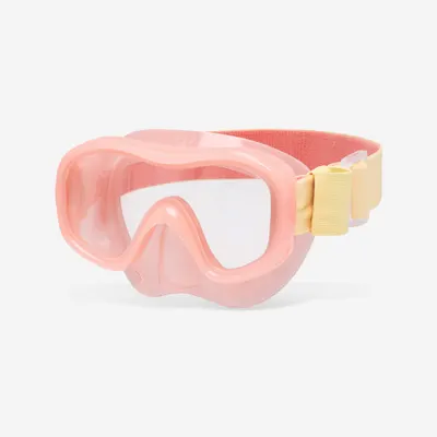 Ochelari scufundare anti-aburire 100 confort Roz Grapefruit Copii