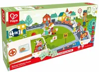 Puzzle educațional 4 în 1 Hape International - Vehicule