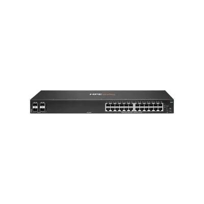 Switch rackabil cu 24 porturi HPE Aruba Networking CX 6000 R8N88A, 4 porturi SFP, 56 Gbps, 41.6 Mpps, L1, 1U, cu management
