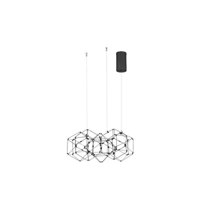 Lampa suspendata NEBULA Titanium Negru Csusru LED 25W 230V 1634Lm 3000K IP20 Led Chip: 60 Pcs
