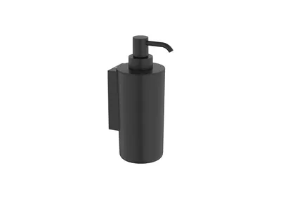 Dozator baie Roca Sonata A817736NB0, montare pe perete, 250 ml, plastic, Negru mat