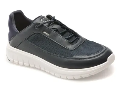 Pantofi sport GEOX bleumarin, U65N4D, din material textil