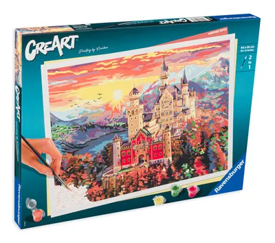 Set de pictură Ravensburger CreArt - Castelul fermecat