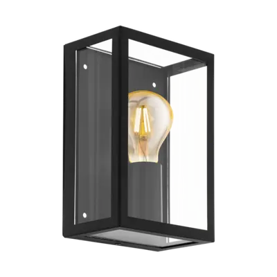 Lampa perete ALAMONTE 1 negru 220-240V,50/60Hz IP44