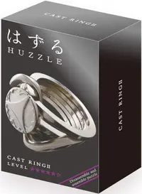 Puzzle metalic logic Hanayama - Cast Puzzle Ring II Huzzle