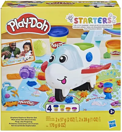 Set cu plastilină Play-Doh Starters - Airplane Explorer
