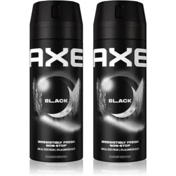 Axe Black Frozen Pear & Cedarwood spray şi deodorant pentru corp ambalaj economic 2 x 150 ml