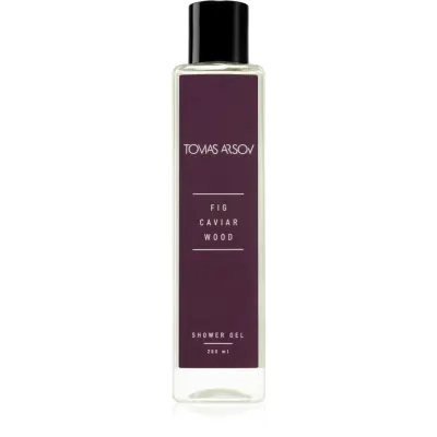 Tomas Arsov Fig Caviar Wood gel parfumat pentru duș cu efect revigorant 200 ml
