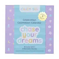 Set cadou bratara si charmuri - Calendar pentru sarbatorit evenimente Chase Your Dream