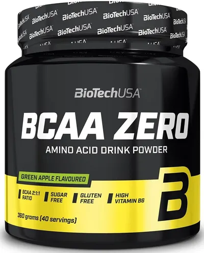 BCAA Zero, măr verde, 360 g, BioTech USA