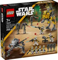 LEGO® Star Wars - Pachet de lupta Soldati clona din unitatea stelara 327 (75431)