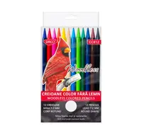 Creioane color fara lemn, 12culori/set, Daco