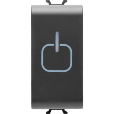 Touch Dimmer - 230v Ac 50hz Resistive 40-300w / Inductive 40- 300va - 1 Module - Black - Chorus