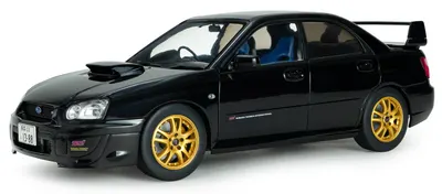 Model de colecție SOLIDO Modern: Mașini - Subaru IMPREZA WRX STI, Java Black Pearl, 2004