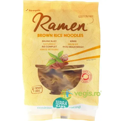 Taitei pentru Ramen din Orez Brun fara Gluten Ecologici/Bio 280g