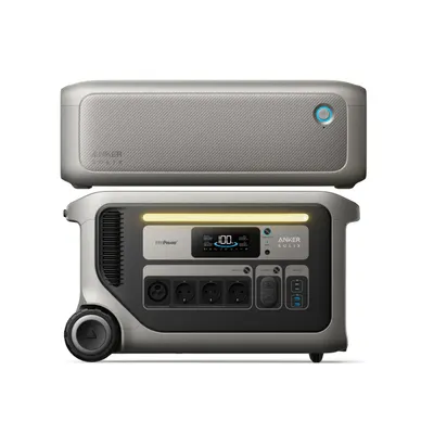Kit stație de alimentare Anker SOLIX F3000n 2+BP3000, Baterie 6144 Wh
