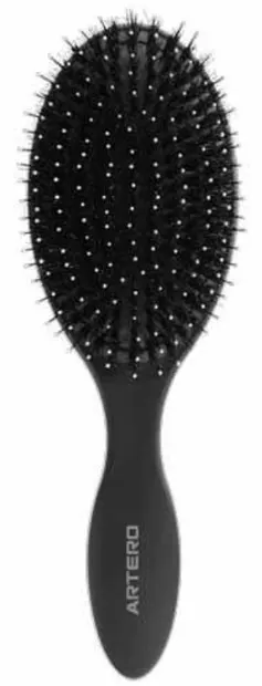 Perie de păr profesională Artero - Graphite Oval Paddle, negru
