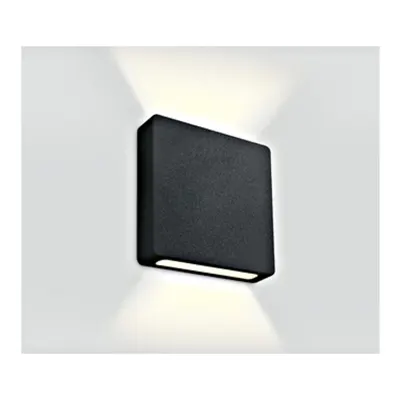 Alnar SQ Up/Down 2W, 110lm, 3000K, IP65, negru