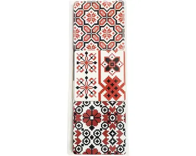 Set suporturi pahare - Modele traditionale romanesti, 6 bucati