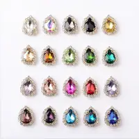 Strasuri unghii Marquise, RHINE20, Multicolor, 20 buc