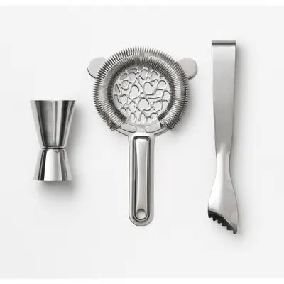 Set de preparare cocktailuri din oțel The Essentials - Cocktail Tools – Printworks