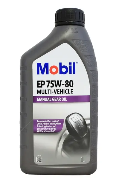 Ulei pentru cutie viteze manuala MOBIL EP 75W80 Multi-Vehicle, volum 1 litru, mineral 1L