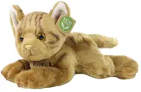 Jucărie de pluș Rappa Eco Friends - Pisică culcată, 30 cm